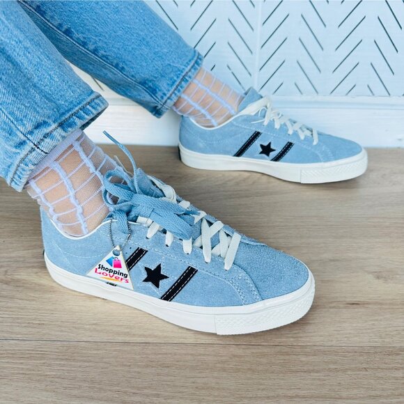 ⭐Converse One Star Academy Pro Ox Suede Low 8 Womens Shoes Blue Sneaker A09236C - Picture 6 of 14